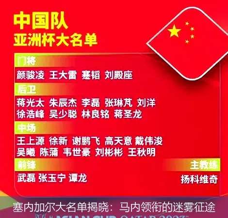 8月29日,塞内加尔大名单揭晓：马内领衔的迷雾征途